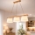 AIDA Cable Pendant Light, 3x E27/60W/230V, Ø 25 cm, Oak