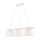 AIDA cable-suspended chandelier 3xE27/60W/230V, oak/white