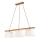 AIDA pendant light on cord, 3x E27/60W/230V, oak