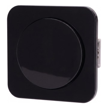 Aigostar - 1-Gang Switch with Frame No. 1, Black