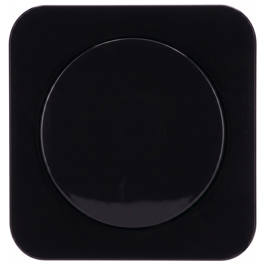 Aigostar - 1-Gang Switch with Frame No. 1, Black