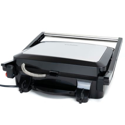 Aigostar - 2200W/230V Contact Grill, Black/Stainless Steel