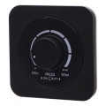 Aigostar - 250V/10A Dimmer with Frame, Black