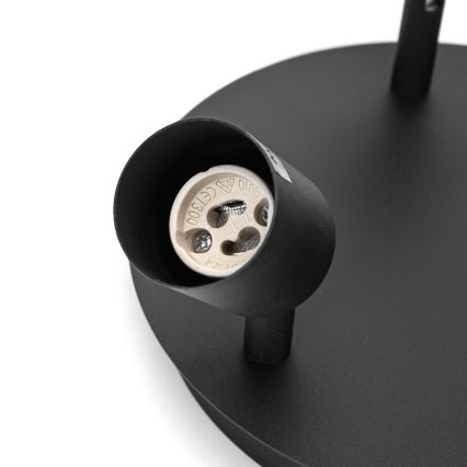 Aigostar - 3-Light GU10 Spotlight, 60W, 230V, Black