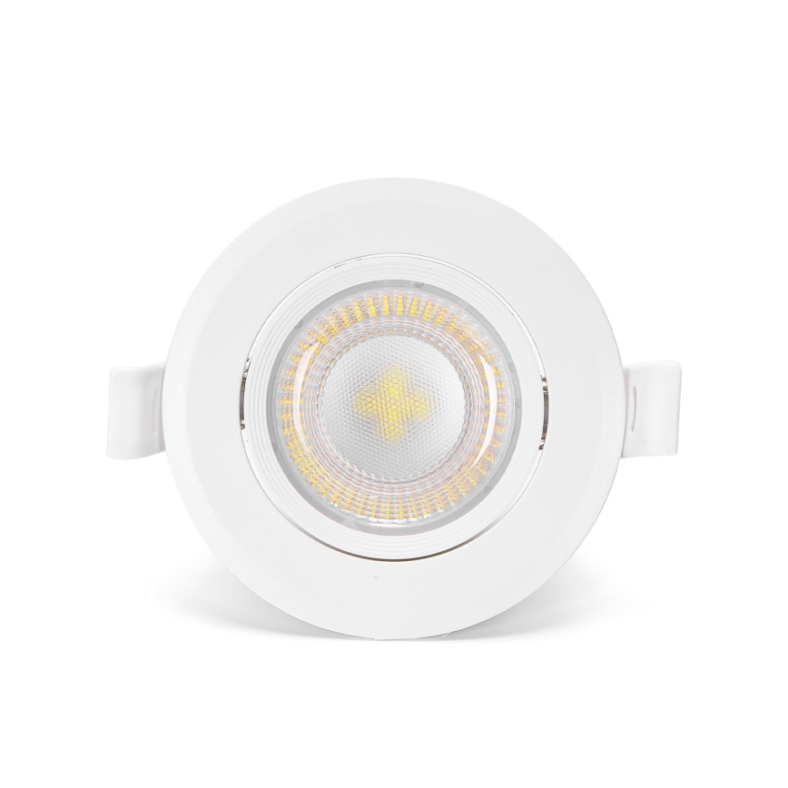 Aigostar - 3-piece set LED recessed downlight LED/5W/230V 6500K Ø 8.5 cm white