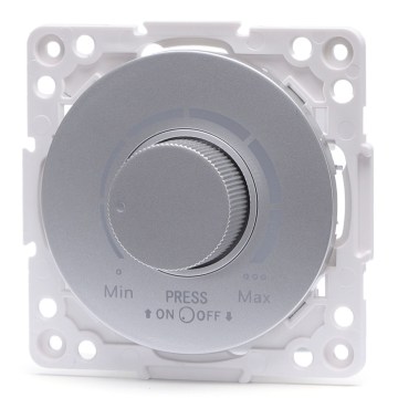 Aigostar - 300W/230V Rotary Dimmer, Silver