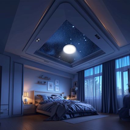 Aigostar - LED Dimmable Ceiling Light MESH LED/36W/230V 3000-6500K Ø 49.5 cm + remote control