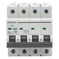 Aigostar - 4-pole (4P) Circuit Breaker 63A, C-curve, 400V