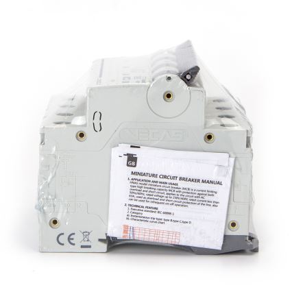 Aigostar - 4-Pole Circuit Breaker 4P-20A-C 400V