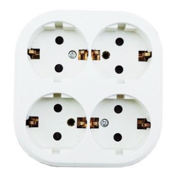 Aigostar - 4-Socket SCHUKO Domestic Outlet 250V/16A