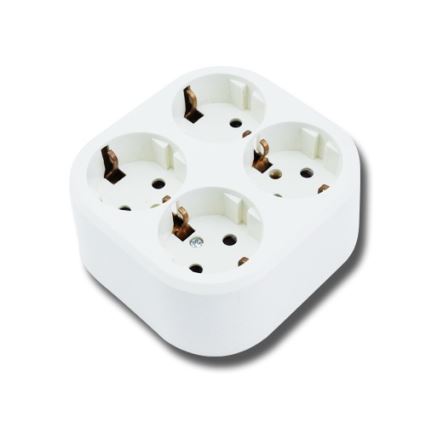 Aigostar - 4-Socket SCHUKO Domestic Outlet 250V/16A