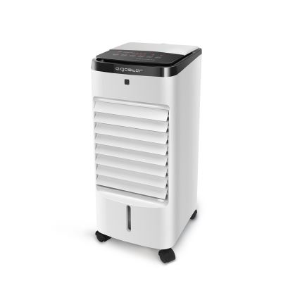 Aigostar - Air cooler 60W/230V white/black + remote control