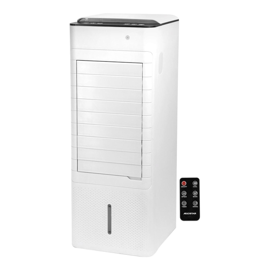 Aigostar - Air cooler 80W/230V white + remote control