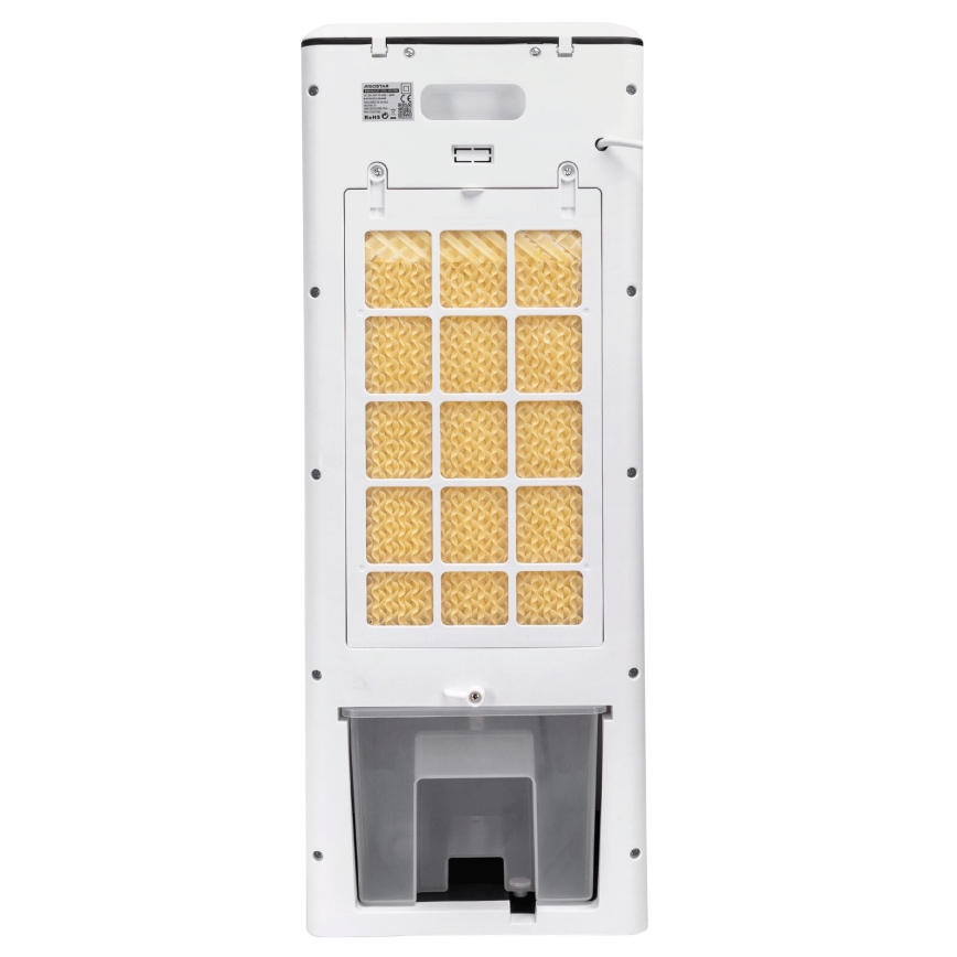 Aigostar - Air cooler 80W/230V white + remote control