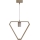 Aigostar - Cable-hung pendant lamp, 1x E27/60W/230V, beige