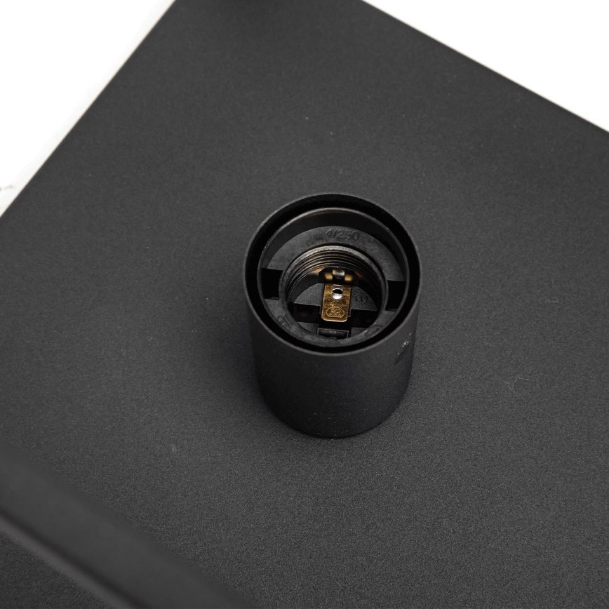 Aigostar - Ceiling light 1xE27/40W/230V black