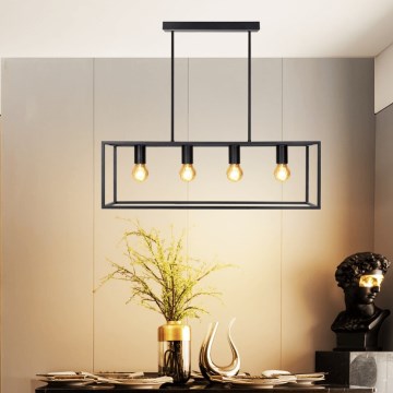 Aigostar - Chandelier on a pole 4xE27/40W/230V