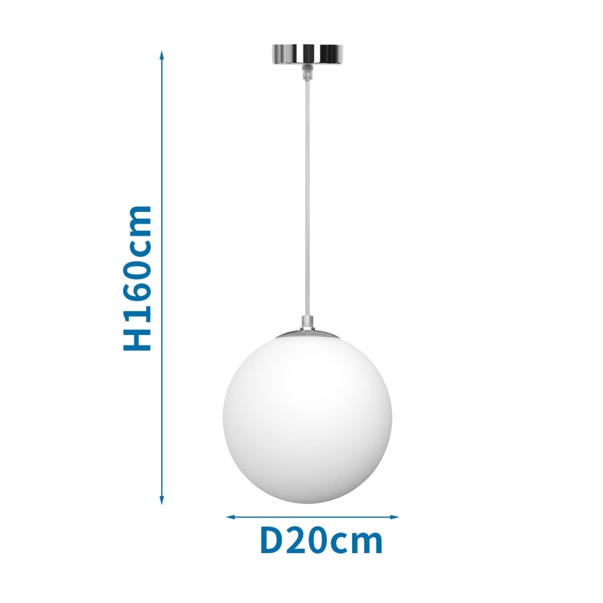 Aigostar - Chandelier on a string 1xE27/40W/230V