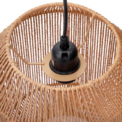 Aigostar - Chandelier on a string 1xE27/60W/230V beige