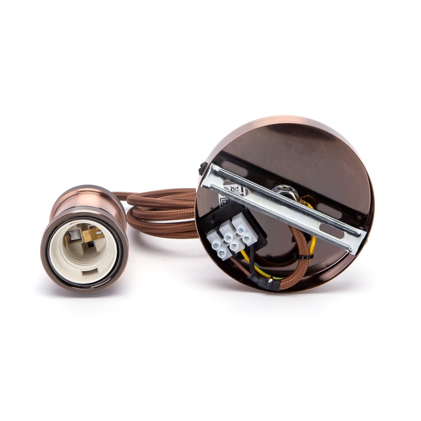 Aigostar - Charging cable 1xE27/60W/230V copper