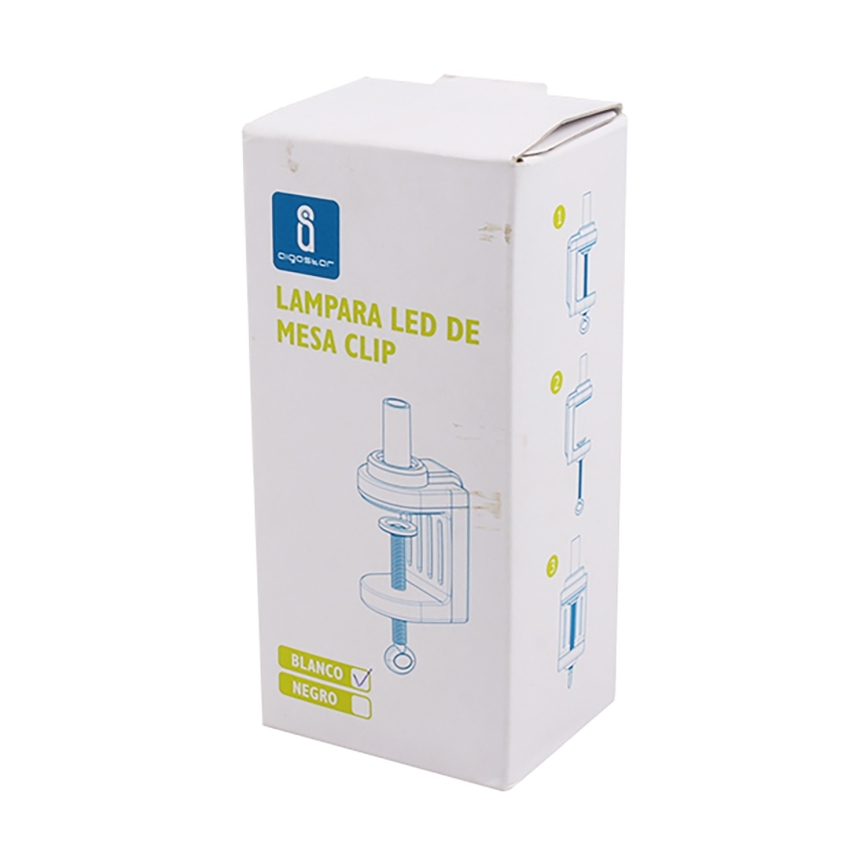 Aigostar - Clip for table lamp white