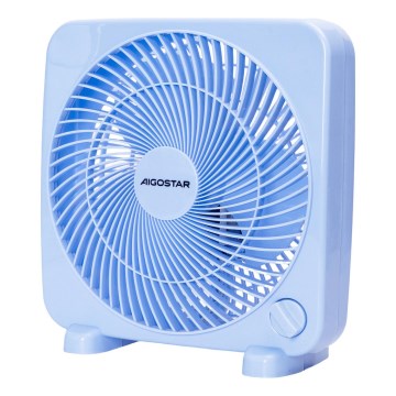 Aigostar - Desk Fan 30W/230V Blue