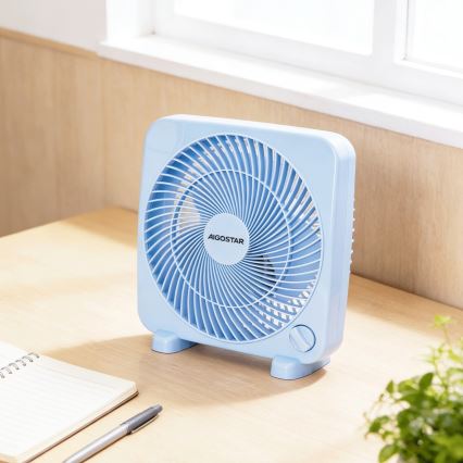 Aigostar - Desk Fan 30W/230V Blue
