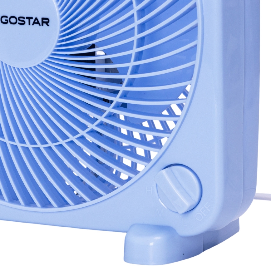 Aigostar - Desk Fan 30W/230V Blue