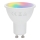 Aigostar - Dimmable LED RGBW GU10 Bulb, 4.8W, 230V, 3000K + Remote Control