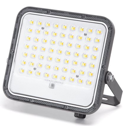 Aigostar - Dimmable LED Solar Floodlight LED/100W/3.4V 3000/4000/6500K IP66 8000 mAh + Remote Control