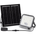 Aigostar - Dimmable LED Solar Floodlight with Sensor, 80W / 3.4V, 6500K, IP66, 4000 mAh + Remote Control
