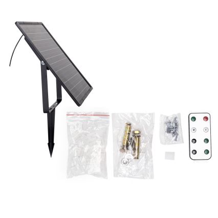 Aigostar - Dimmable Solar LED Strip LED/20W/3.2V 20 m 6500K IP65 + Remote Control