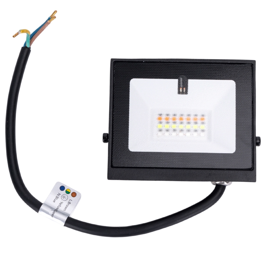 Aigostar - LED RGB Dimmable Floodlight LED/20W/230V IP65 + remote control