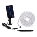 Aigostar - Dimmable RGB Solar LED Strip LED/1.6W/3.2V 3+2m IP65 1800 mAh + Remote Control