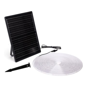 Aigostar - Dimmable Solar LED Strip LED/20W/3.2V 20 m 6500K IP65 + Remote Control