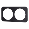 Aigostar - Double Aluminum Frame, Black