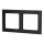 Aigostar - Double Glass Frame, Black