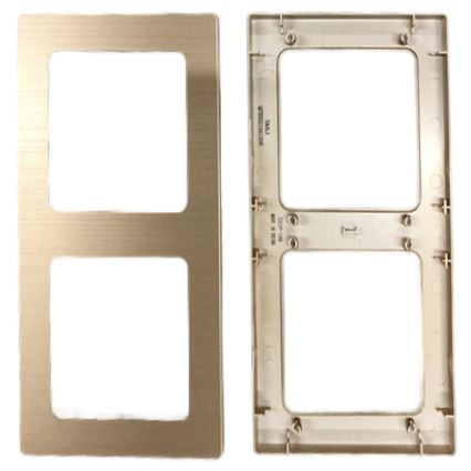 Aigostar - Double Aluminum Frame Gold