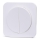 Aigostar - Double Light Switch with Frame No. 6, White