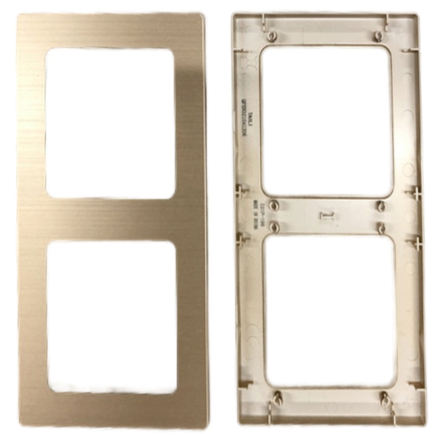 Aigostar - Double Photo Frame, Gold