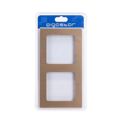 Aigostar - Double Photo Frame, Gold