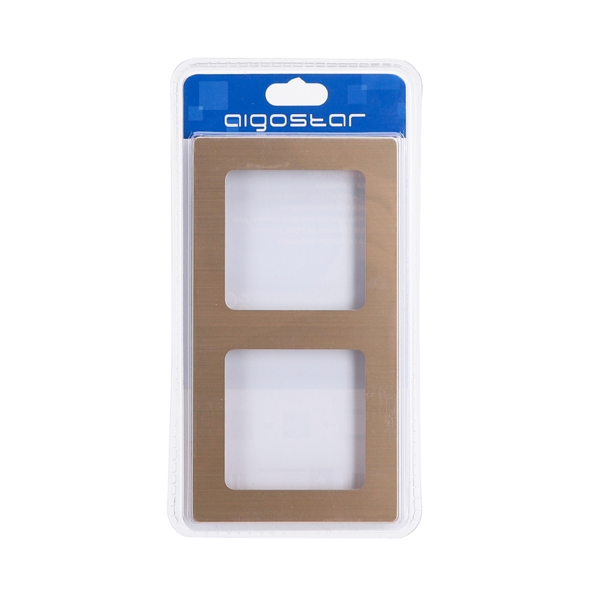 Aigostar - Double Photo Frame, Gold