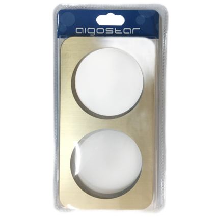 Aigostar - Double Aluminum Frame, Gold