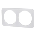 Aigostar - Double Photo Frame with Glass, White