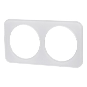 Aigostar - Double Photo Frame with Glass, White
