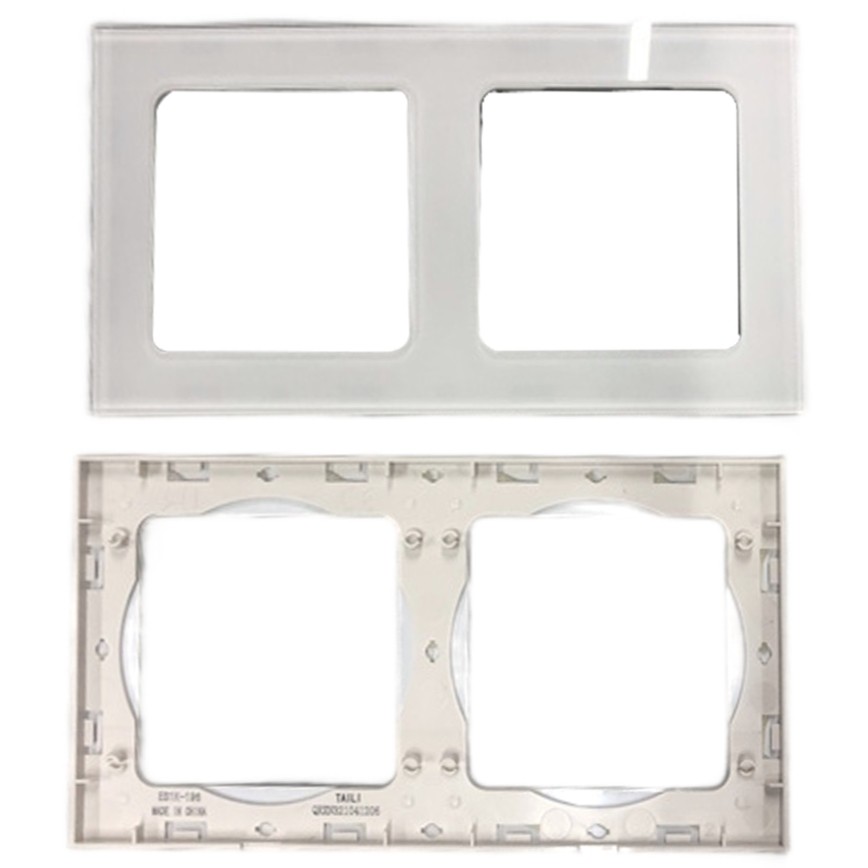Aigostar - Double Glass Frame, White