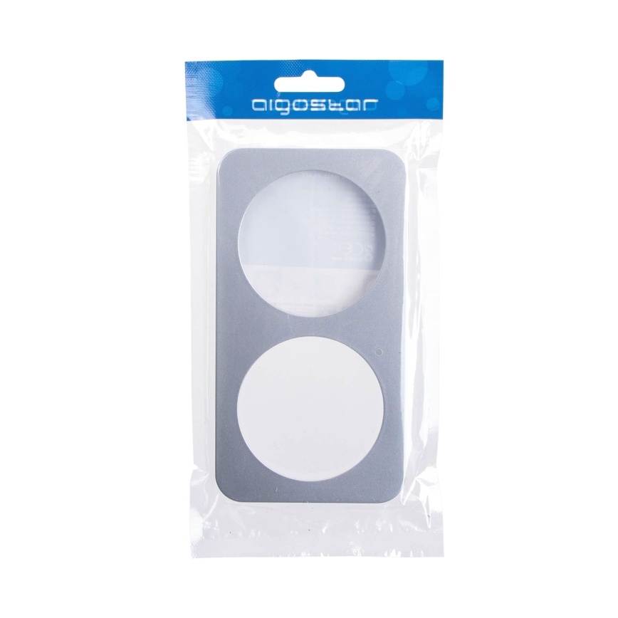 Aigostar - Double Plastic Frame, Silver