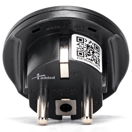 Aigostar - EU Travel Adapter, Black