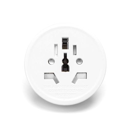 Aigostar - EU Travel Adapter, White