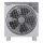 Aigostar - Floor fan 35W/230V d. 30 cm white/grey